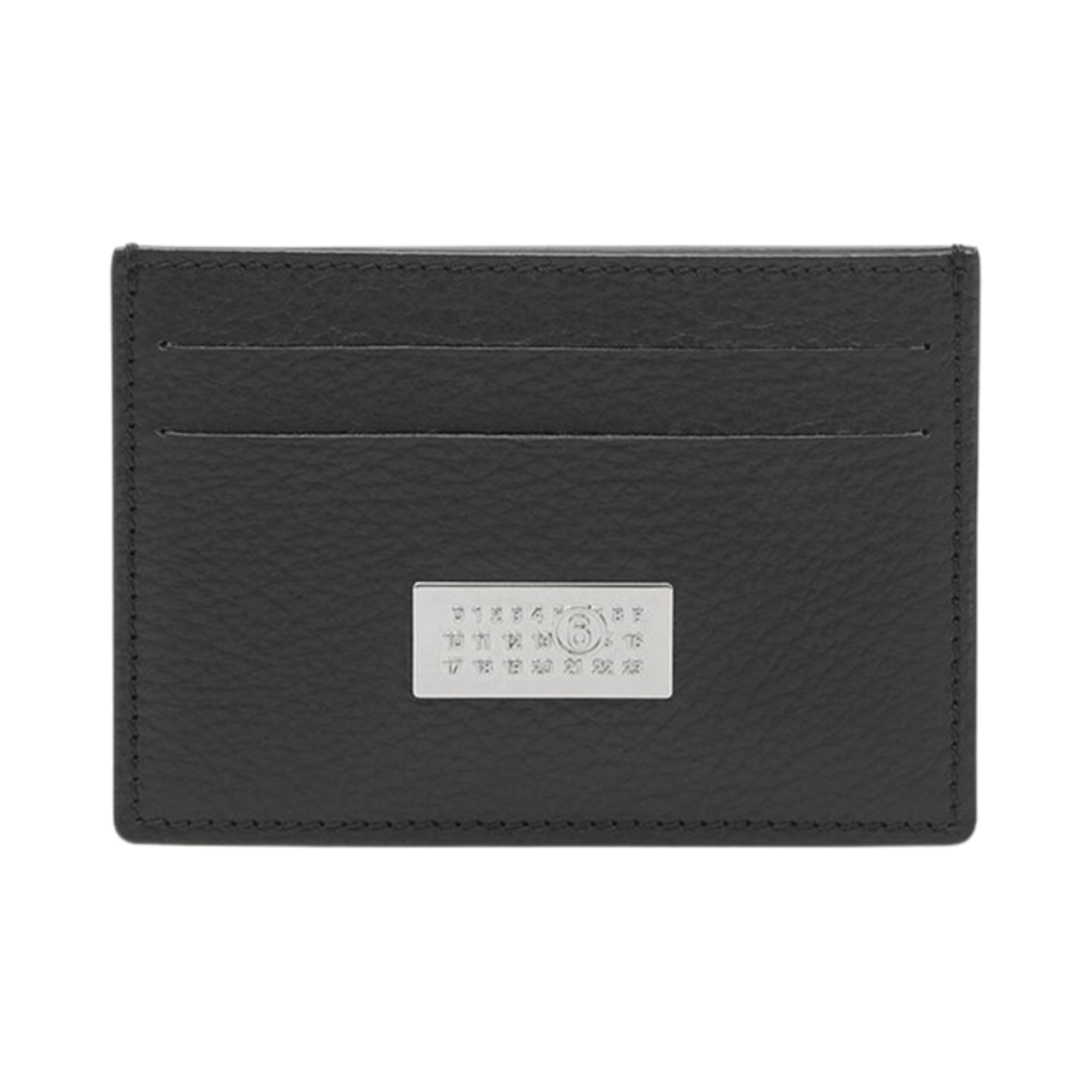 SA5UI0013P8336T8013 MM6 Maison Margiela Numeric Card Holder Black