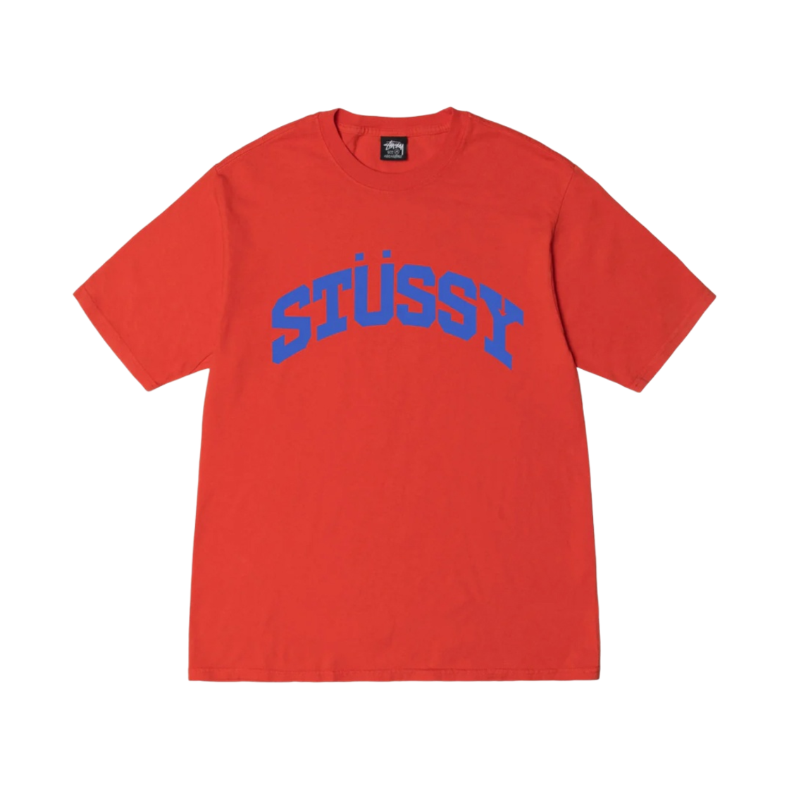스투시 블록 스포츠 피그먼트 다이드 티셔츠 토마토