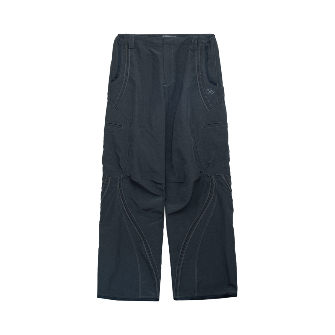 SG2403PT16_BC Sansan Gear Piping Pants Blue Charcoal