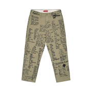 Supreme Gonz Poems Chino Pants Khaki - 23SS