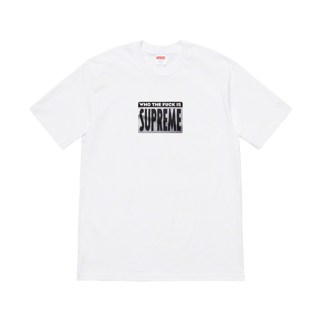 슈프림 후 더 퍽 티셔츠 화이트 - 19SS(Supreme Who The Fuck T-Shirt White - 19SS) - 1