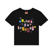 Safarispot 1/2 Stickerpack Tee Black