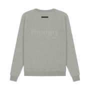 Essentials Pull-Over Crewneck Sweatshirt Heather Oatmeal - 21SS
