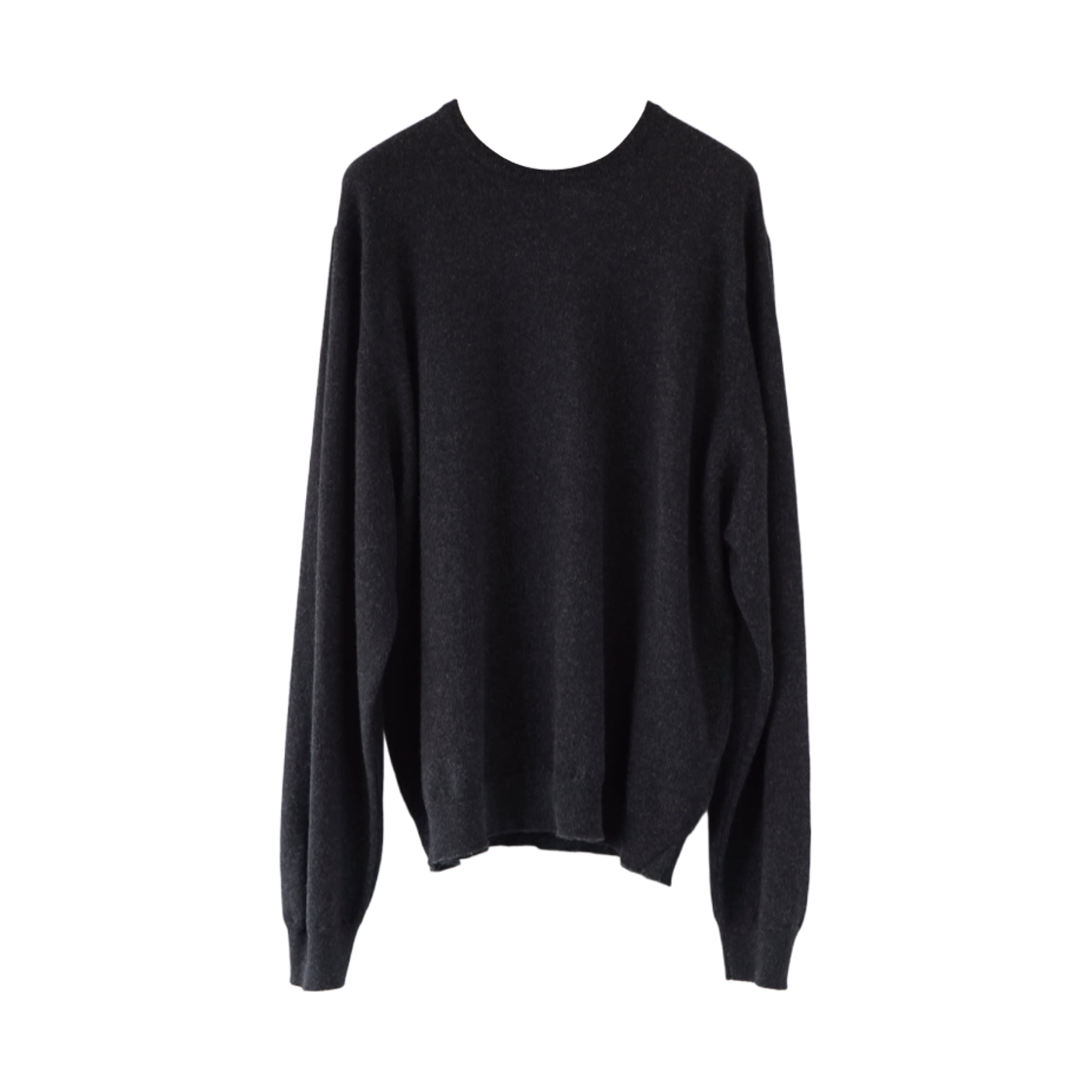 코모리 x 스캇 앤 차터스 크루넥 니트 차콜 - 24AW(Comoli x Scott & Charters Crew Neck Knit Charcoal - 24AW)