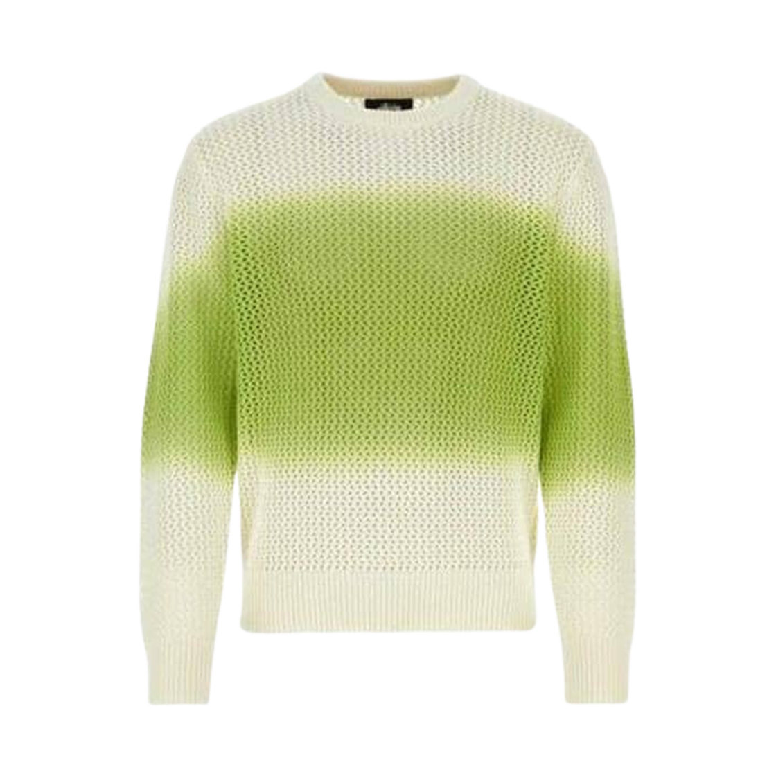 117105 Stussy Pigment Dyed Loose Gauge Sweater Bright Green