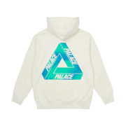 Palace Reacto Tri-Ferg Hood White - 23SS