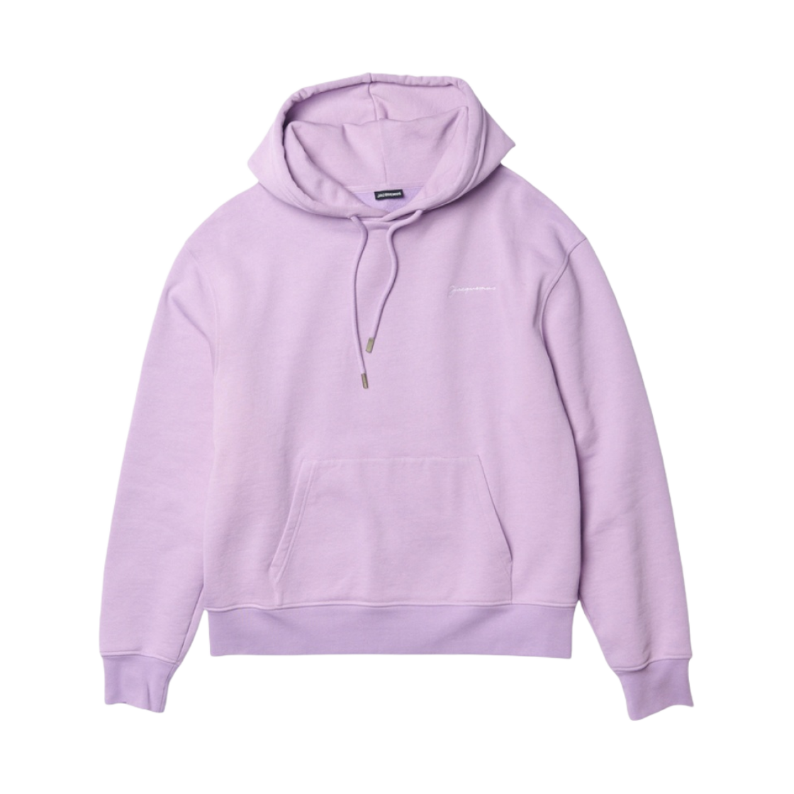 자크뮈스 르 스웨트셔츠 브로데 자수 로고 후드 퍼플(Jacquemus Le Sweatshirt Brode Embroidered Logo Hoodie Purple)