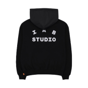 IAB Studio Woven Hoodie Black