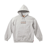 Supreme x Burberry Box Logo Hooded Sweatshirt Heather Grey - 22SS