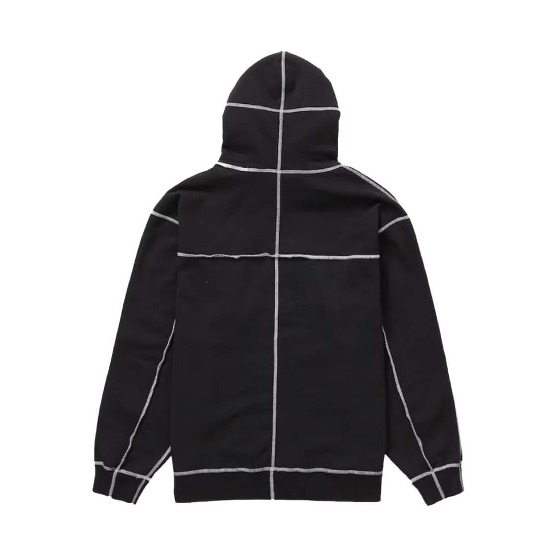 슈프림 커버스티치 후드 스웨트셔츠 블랙 - 22SS(Supreme Coverstitch Hooded Sweatshirt Black - 22SS) - 2