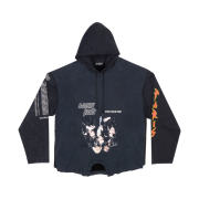 Balenciaga Oversized Speed Hunter Upside Down Hoodie Black