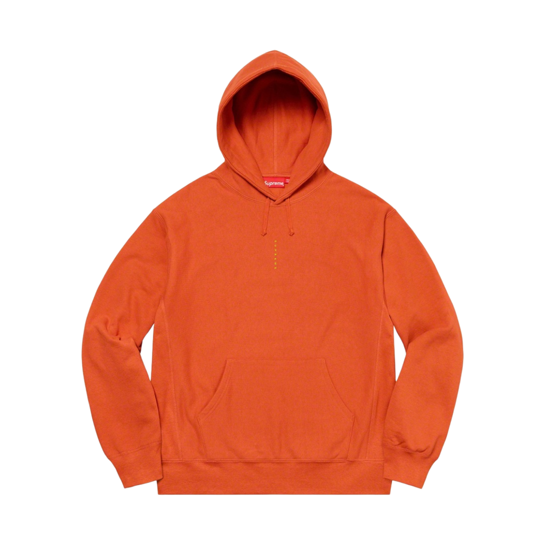 슈프림 마이크로 로고 후드 스웨트셔츠 번트 오렌지 - 20FW(Supreme Micro Logo Hooded Sweatshirt Burnt Orange - 20FW) - 1
