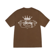 Stussy Built To Last Pigment Dyed T-Shirt Brown