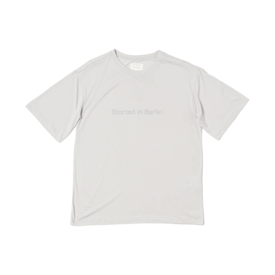- Optimistic Runners Oversize Recycled T-Shirt Grey