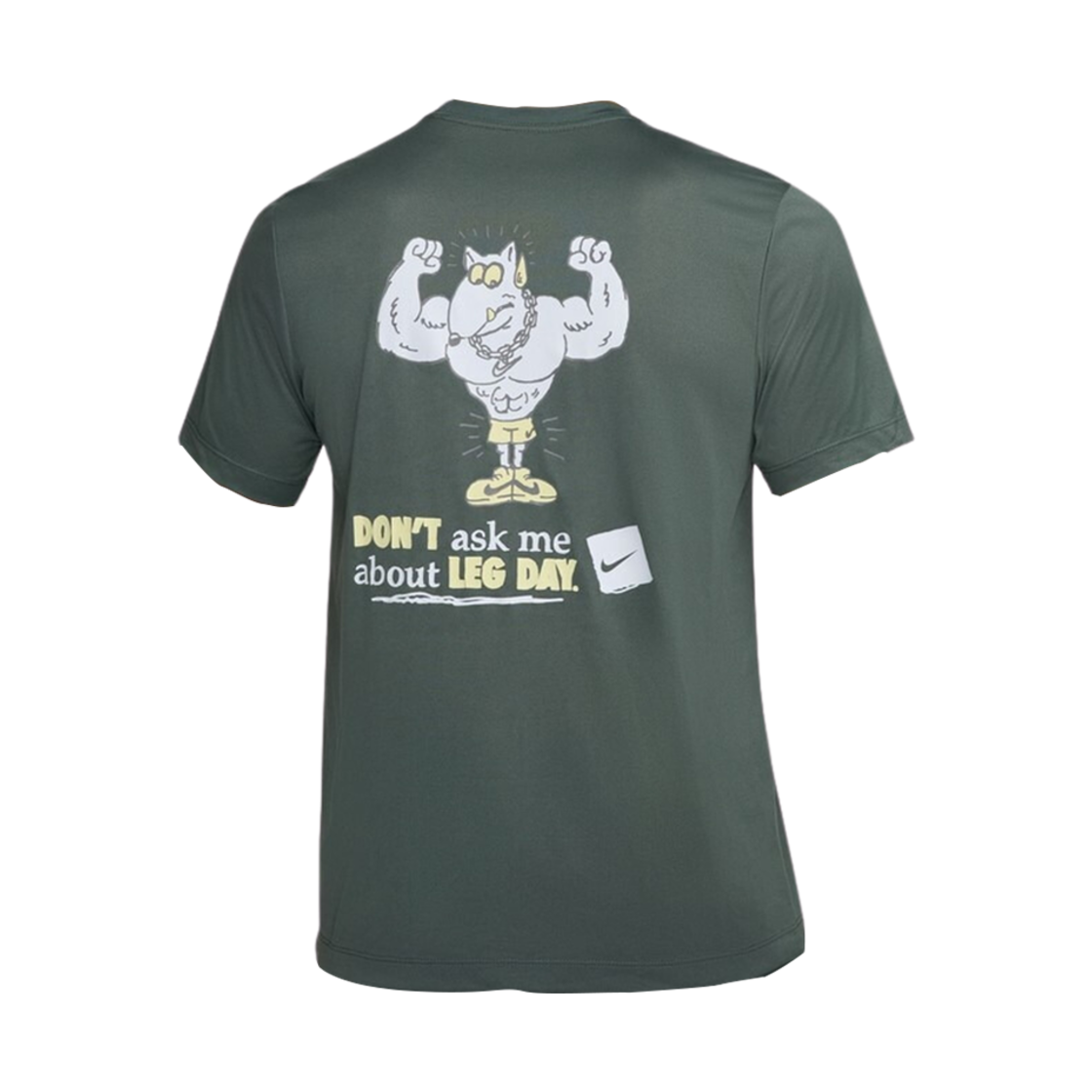 나이키 드라이핏 피트니스 티셔츠 올리브 - 아시아(Nike Dri-Fit Fitness T-Shirt Olive - Asia) - 2