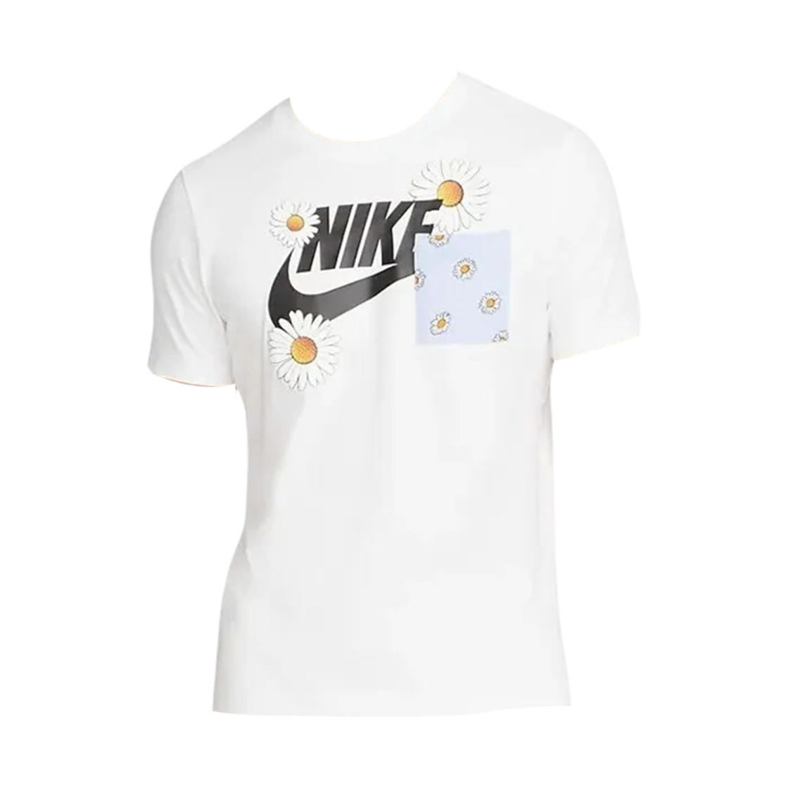 DM6430-100 Nike Essential Futura Flower T-Shirt White - Asia