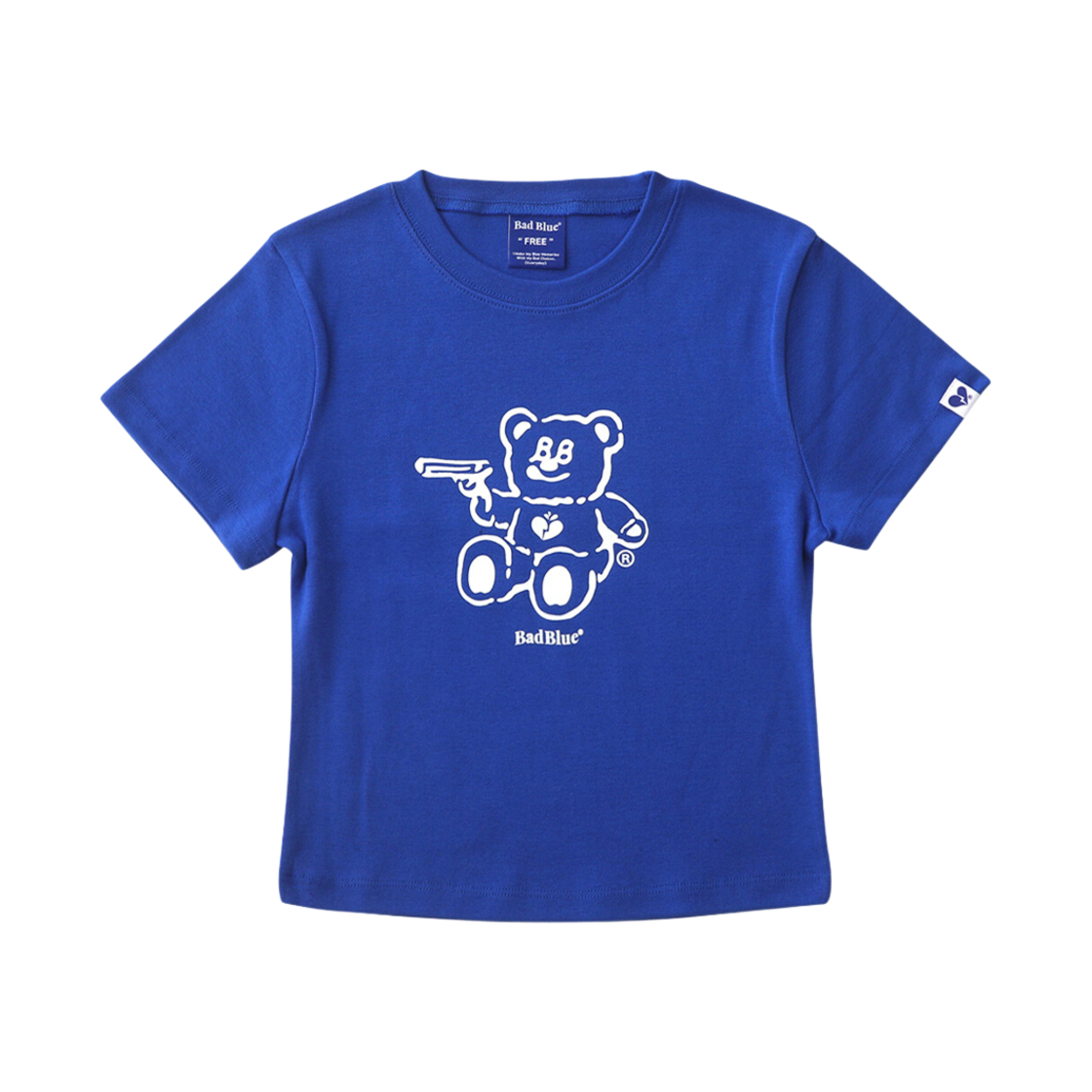 배드블루 베드베어 슬림 티 블루(BadBlue Badbear Slim Tee Blue)