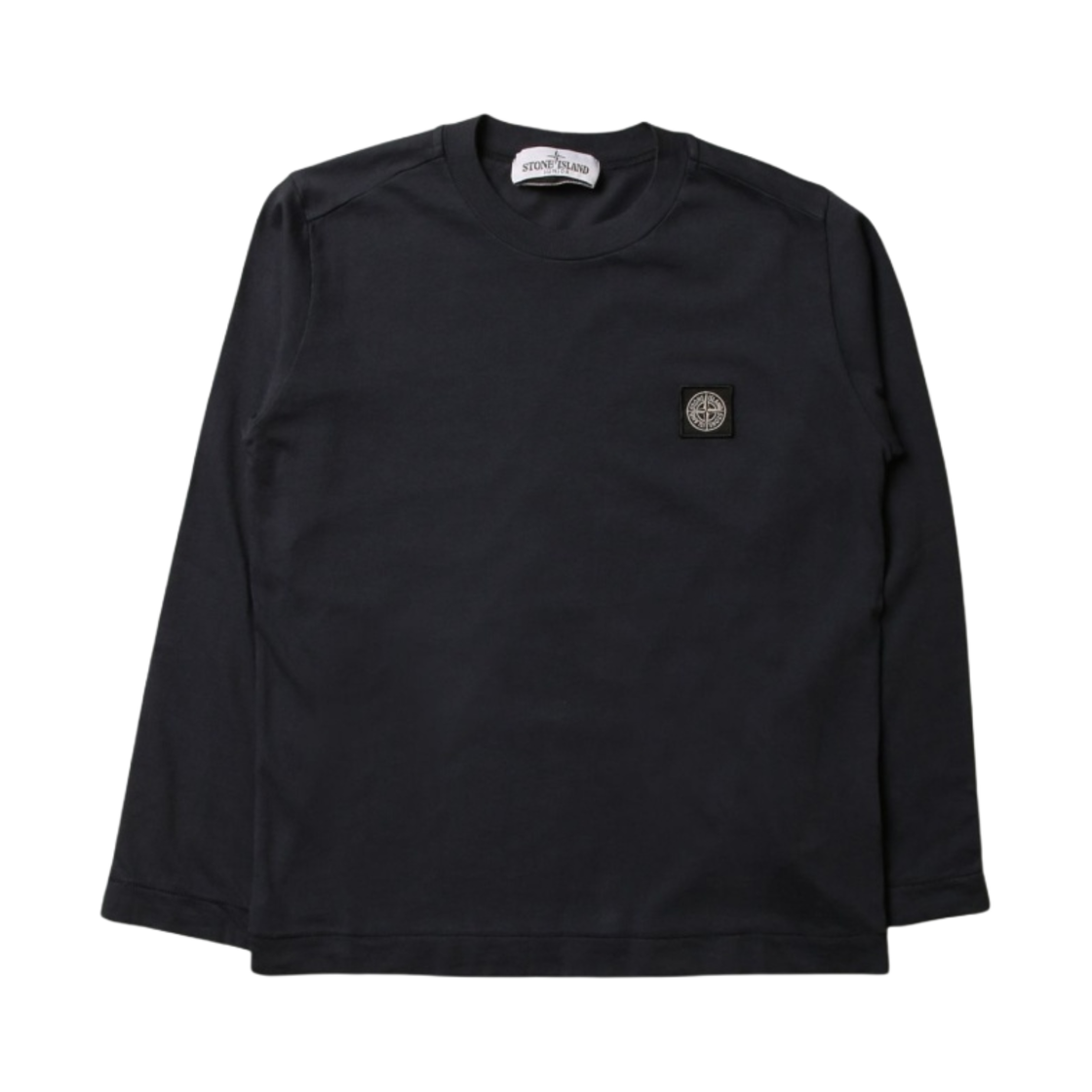 (키즈) 스톤 아일랜드 20447 코튼 저지 롱슬리브 티셔츠 마린 블루 - 22SS((Kids) Stone Island 20447 Cotton Jersey Long Sleeve T-Shirt Marine Blue - 22SS) - 1