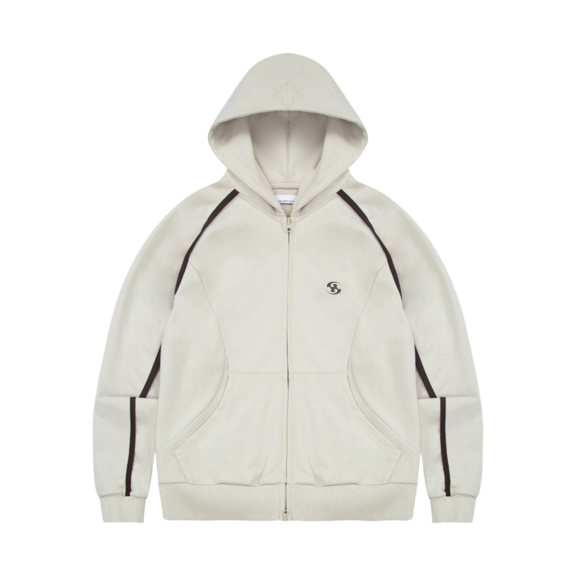 산산기어 집업 후드 베이지 - 22FW(Sansan Gear Zip-Up Hoodie Beige - 22FW) - 1