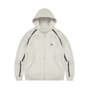 Sansan Gear Zip-Up Hoodie Beige - 22FW