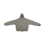 Grailz Geometry Split Zip Hoodie Tan