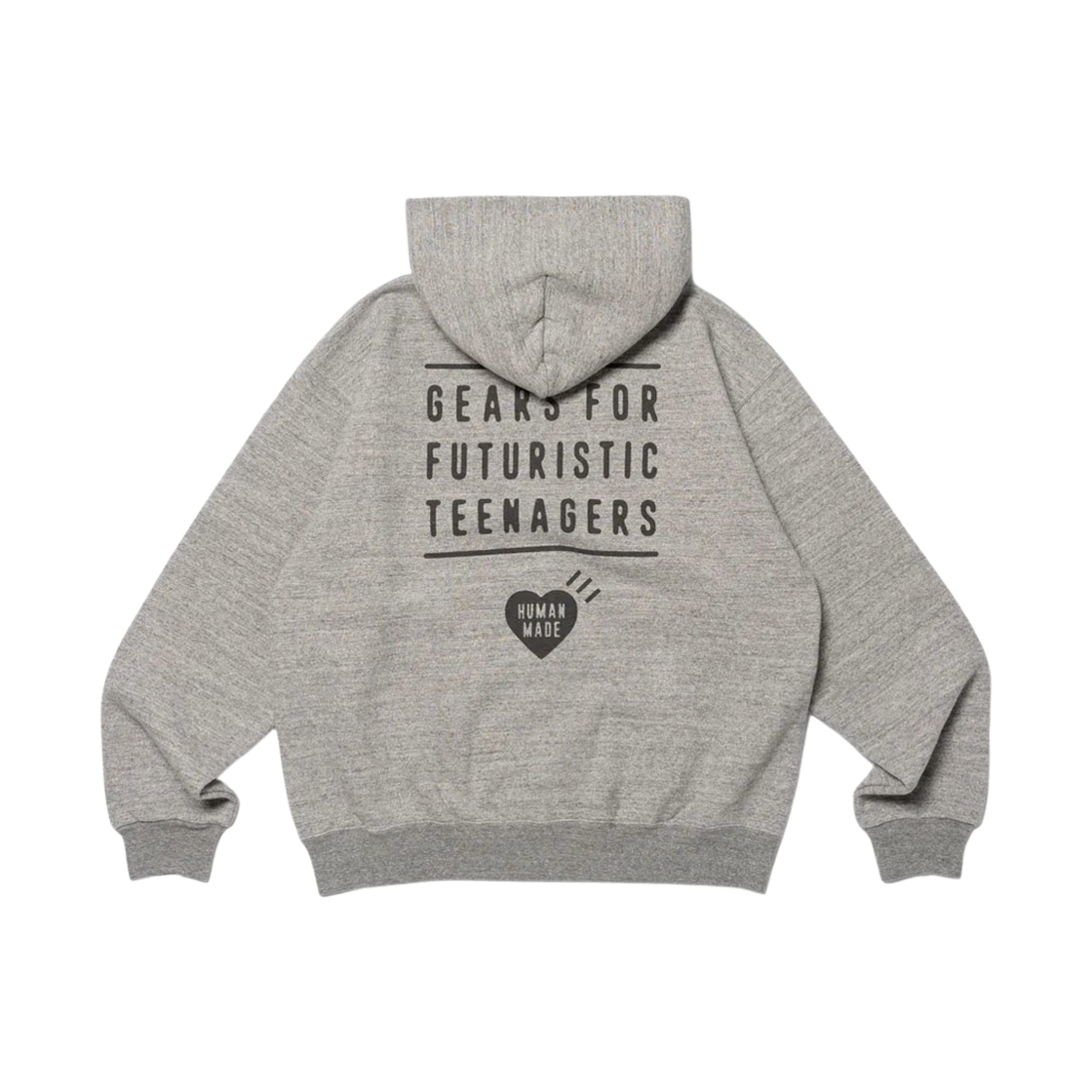 휴먼 메이드 집업 후드 그레이(Human Made Zip-Up Hoodie Gray)