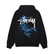 Stussy Scorpion Zip Hoodie Black