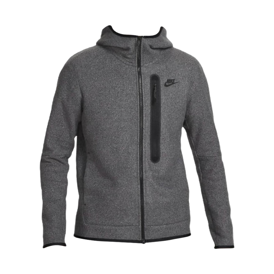 DQ4802-010 Nike NSW Tech Fleece Full Zip Winterized Hoodie Light Grey - Asia - 대표 이미지 #1