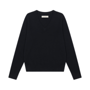 Siyazu SIKN2124 V neck Single Knit Black