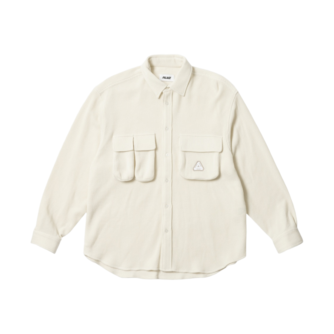 팔라스 와플 셔츠 오프 화이트 - 24SS