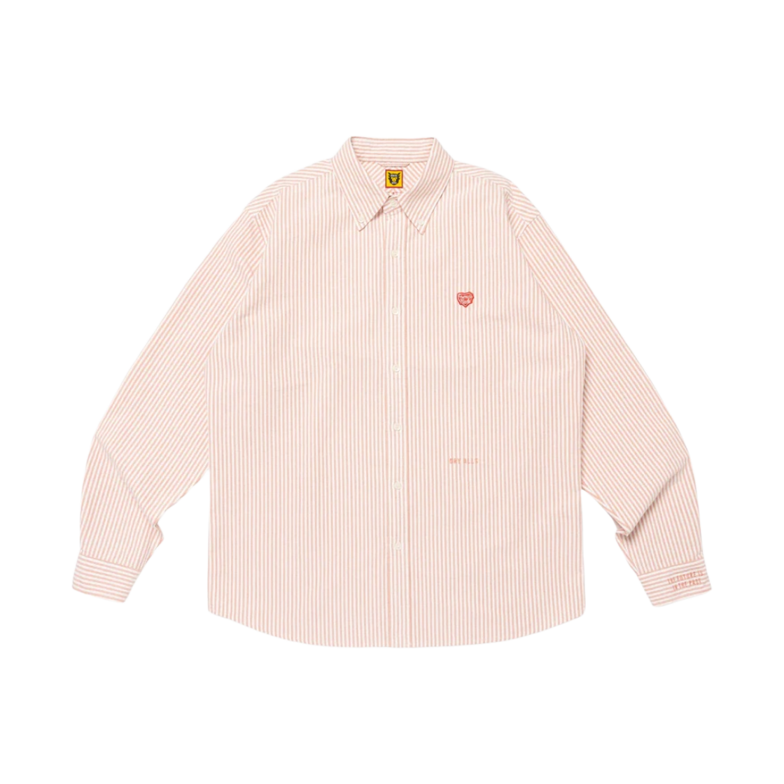 휴먼 메이드 스트라이프 옥스포드 BD 셔츠 레드(Human Made Striped Oxford BD Shirt Red) - 1