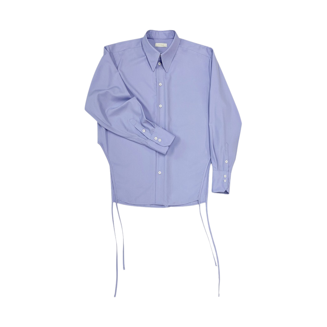 2024FWSHIRT02 Rubati Side Cut Out Strap Shirt Blue