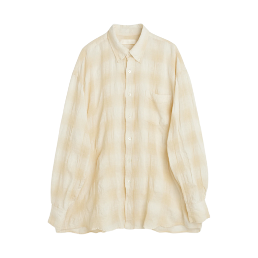 M2232BBN Our Legacy Borrowed BD Shirt Naturelle Spectral Check