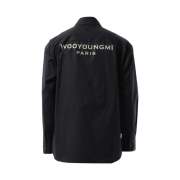 Wooyoungmi Cotton Back Logo Shirt Navy - 24FW