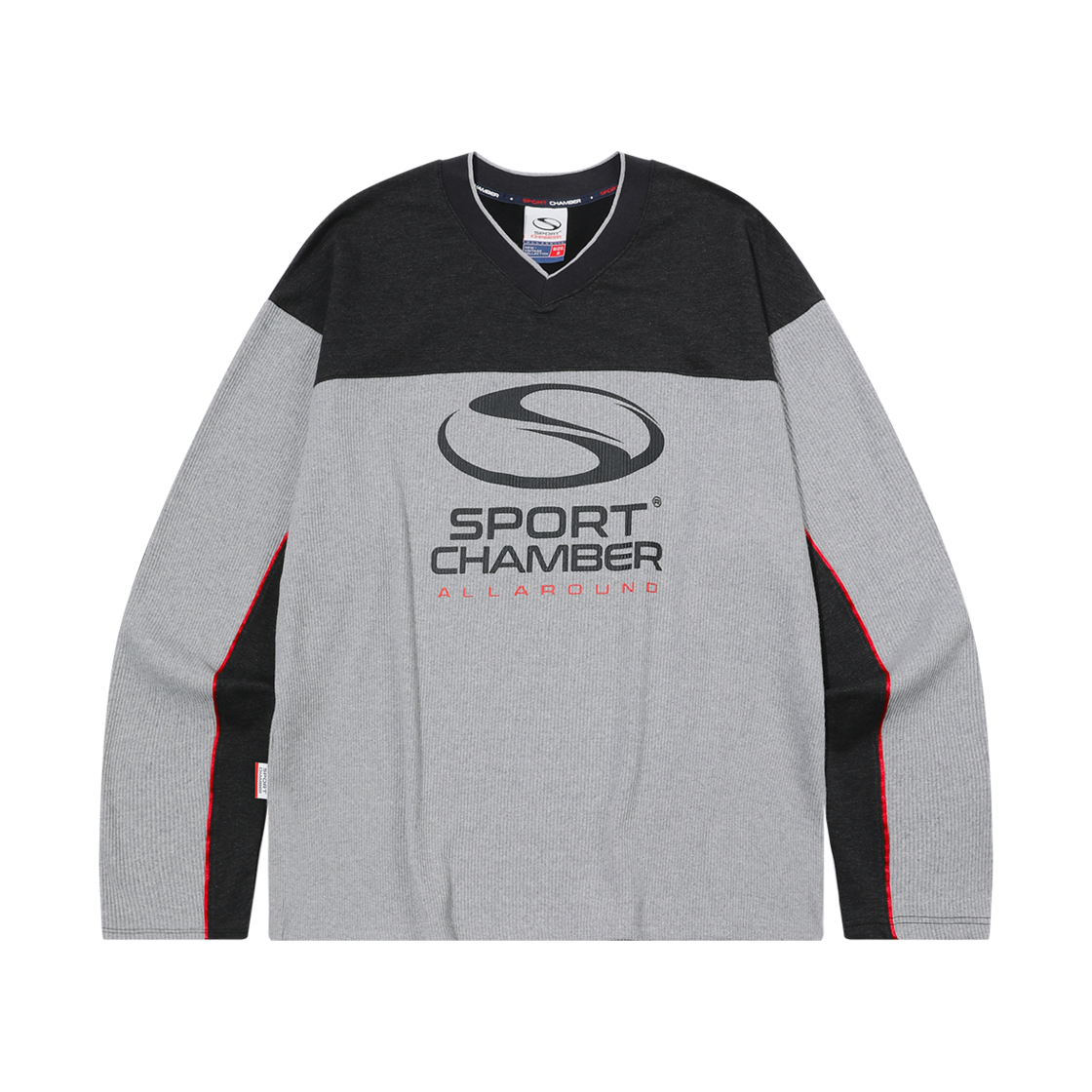 SCBES1LTU01CH SPORT CHAMBER SC Block Symbol T-Shirt Charcol