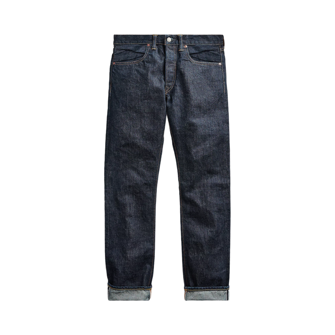 86415 Double RL Slim Fit One Wash Selvedge Jeans One Wash