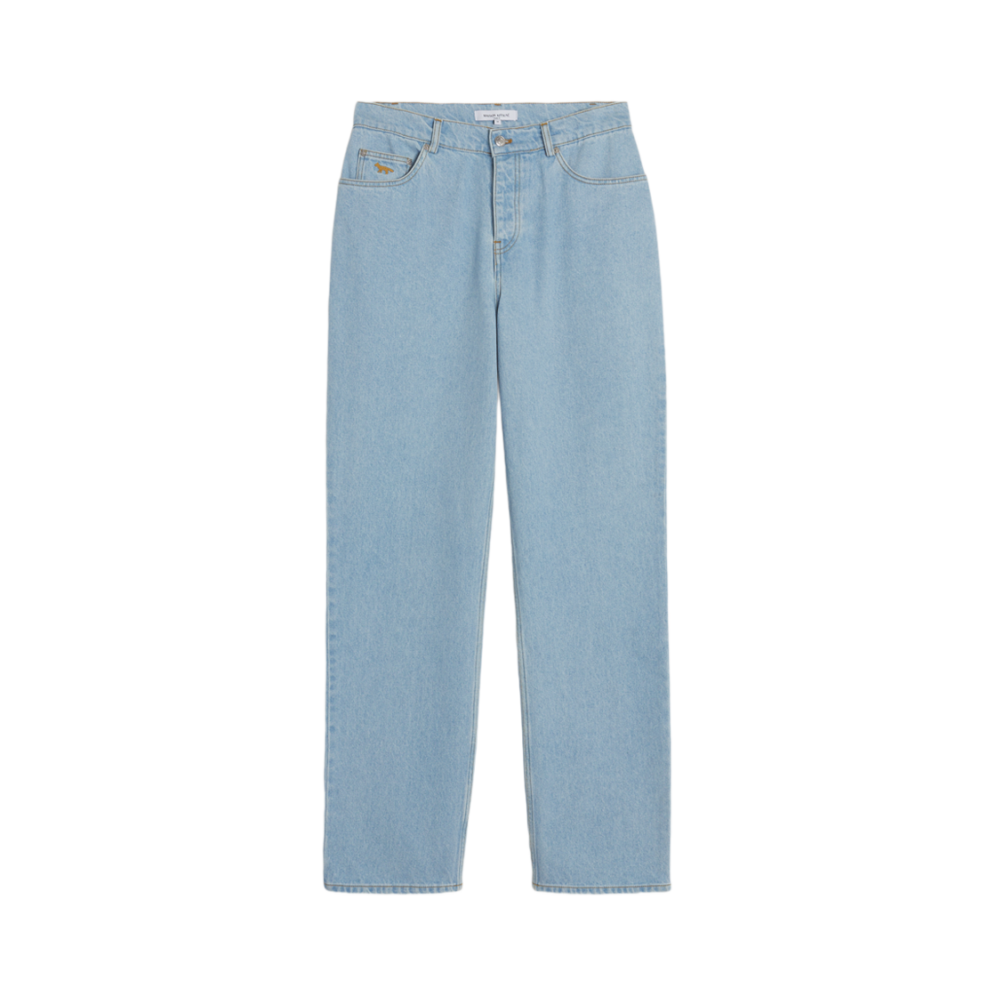 OM01105WD4009-0203 Maison Kitsune Relaxed Denim Jeans Light Wash