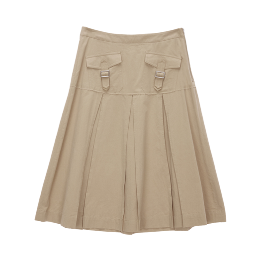 25SS★MATIN KIM ★ROUGH PATCHWORK LAYERED SKIRT 25SS☆MATIN KIM ☆ROUGH PATCHWORK LAYERED SKIRT