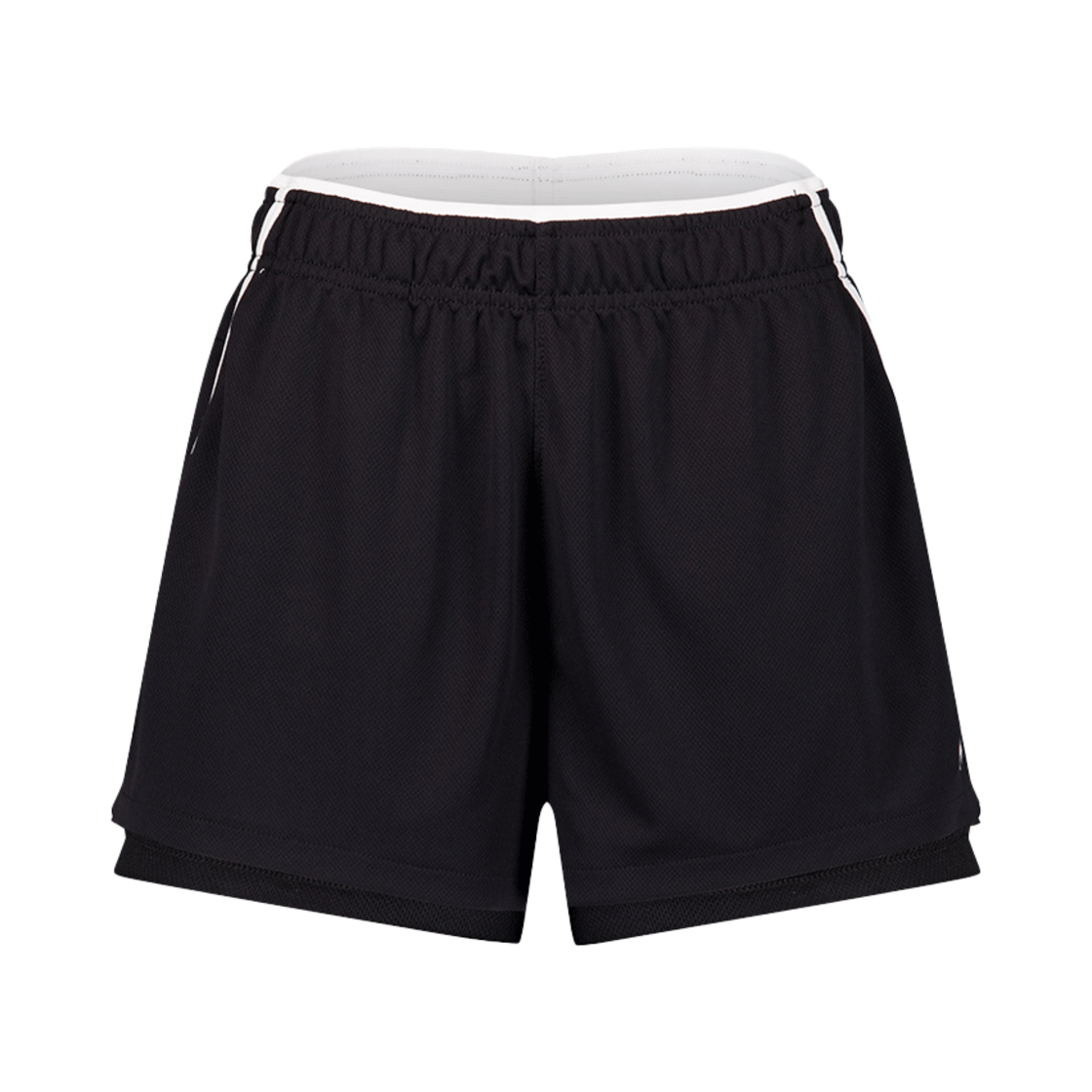 에이치덱스 우먼스 컨트라스트 매쉬 트랙 쇼츠 블랙