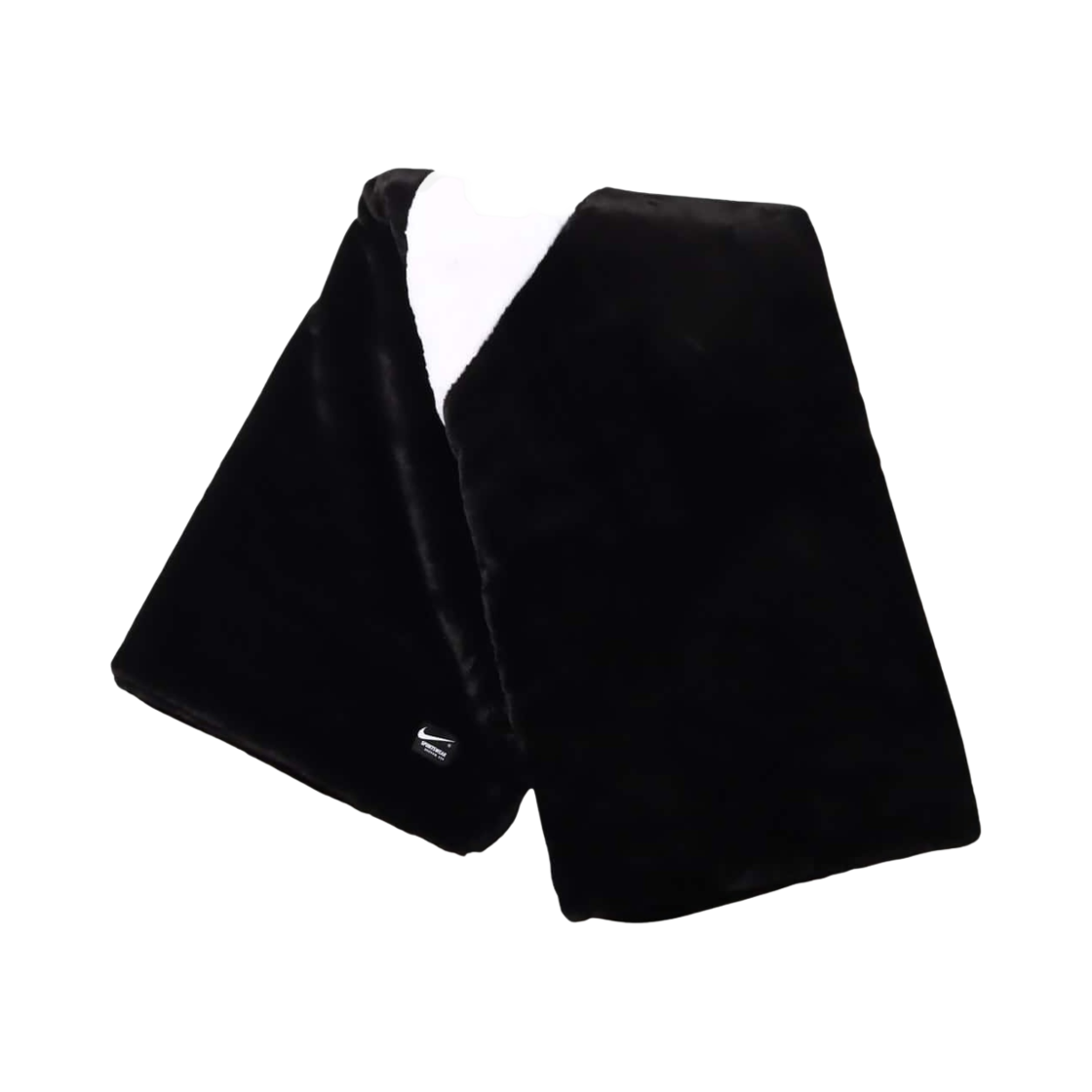 DO3793-010 Nike NSW Faux Fur Blanket Black White - #3