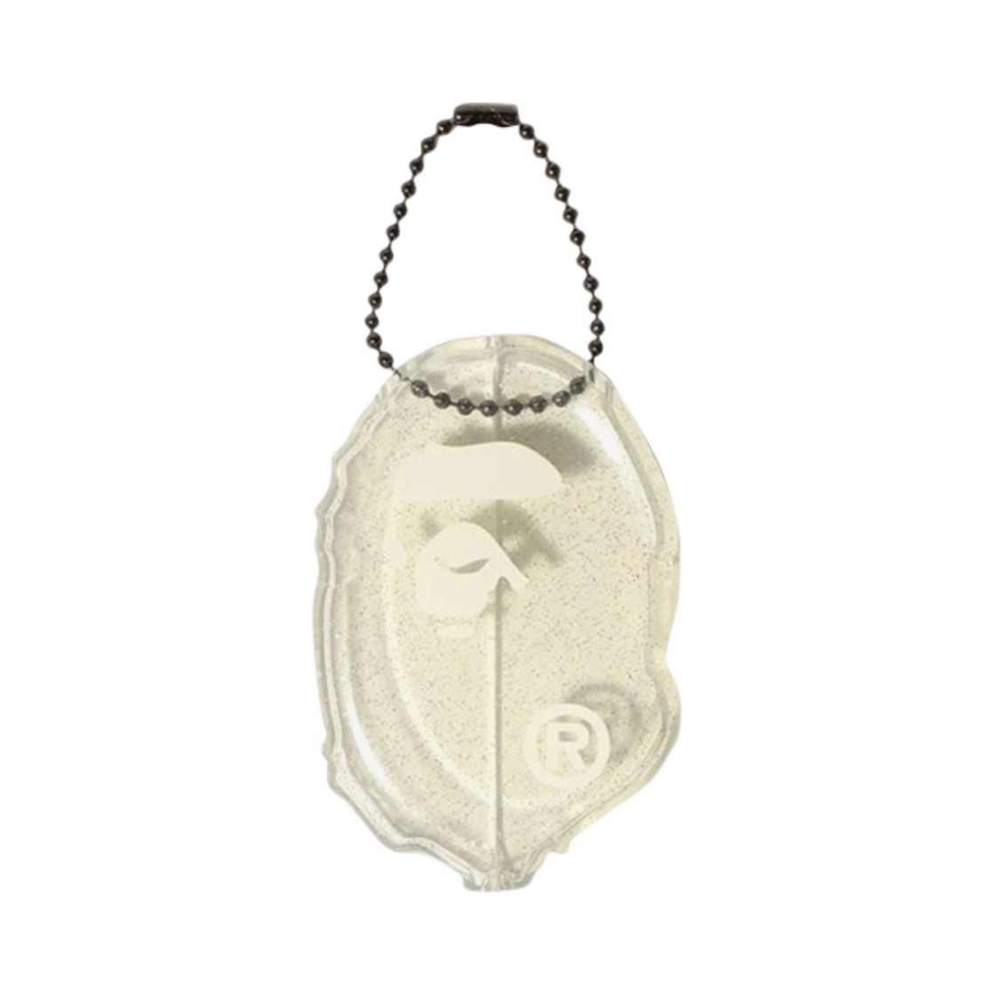 1H80182002 BAPE Ape Head Coin Case Silver