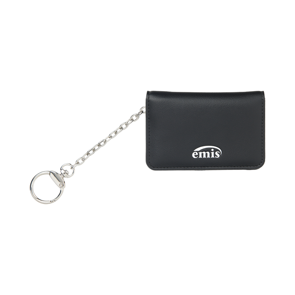 이미스 키링 카드 홀더 블랙(Emis Keyring Card Holder Black)