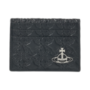 Vivienne Westwood Embossed Card Holder Black