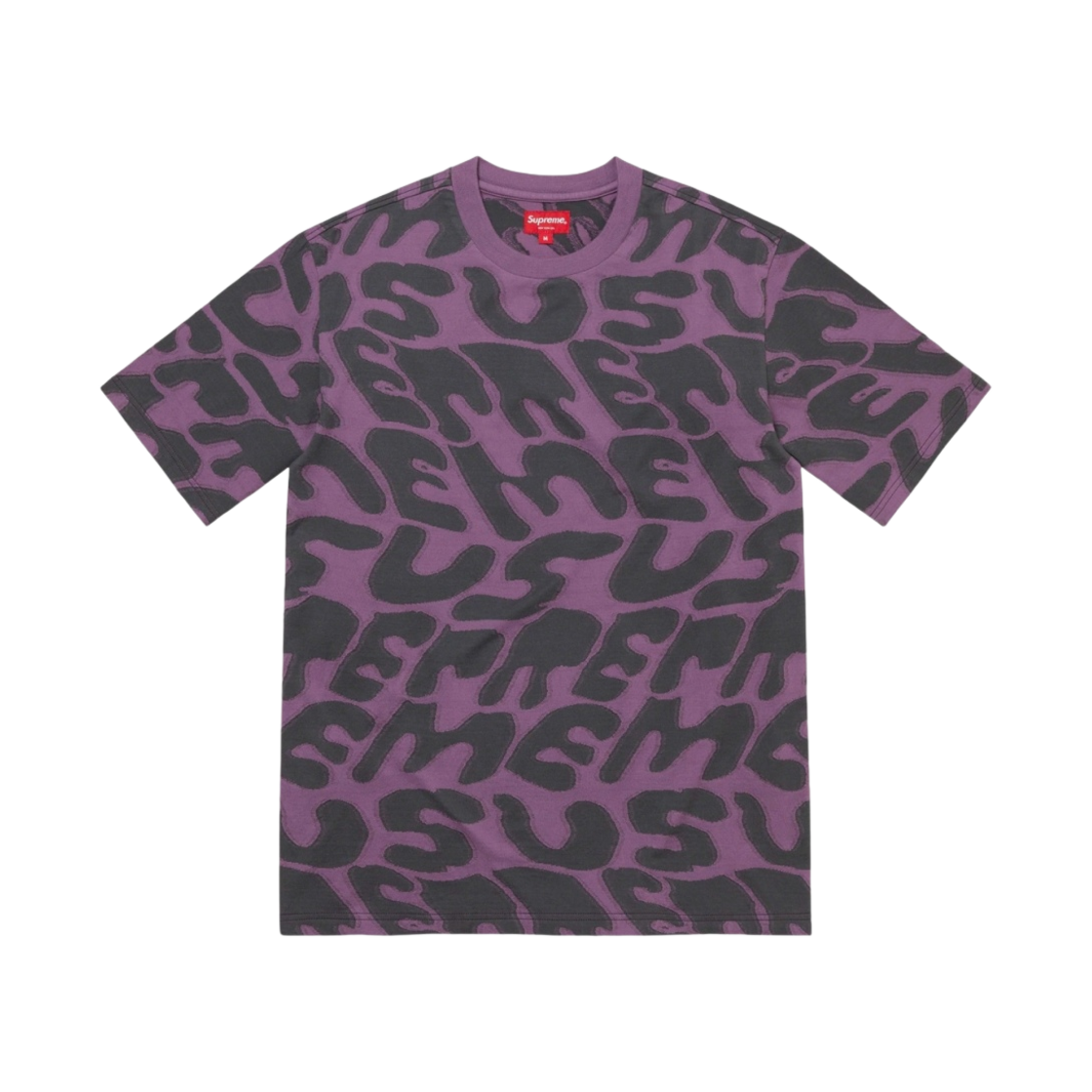 슈프림 스택드 인타르시아 숏슬리브 탑 더스티 퍼플 - 23SS(Supreme Stacked Intarsia S/S Top Dusty Purple - 23SS) - 1