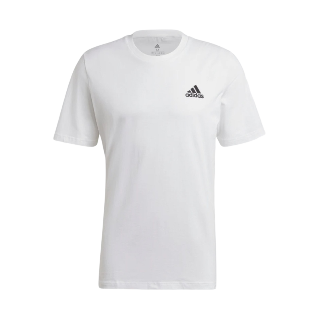 아디다스 에센셜 자수 스몰 로고 티셔츠 화이트- US 사이즈(Adidas Essentials Embroidered Small Logo T-Shirt White- US Sizing) - 1