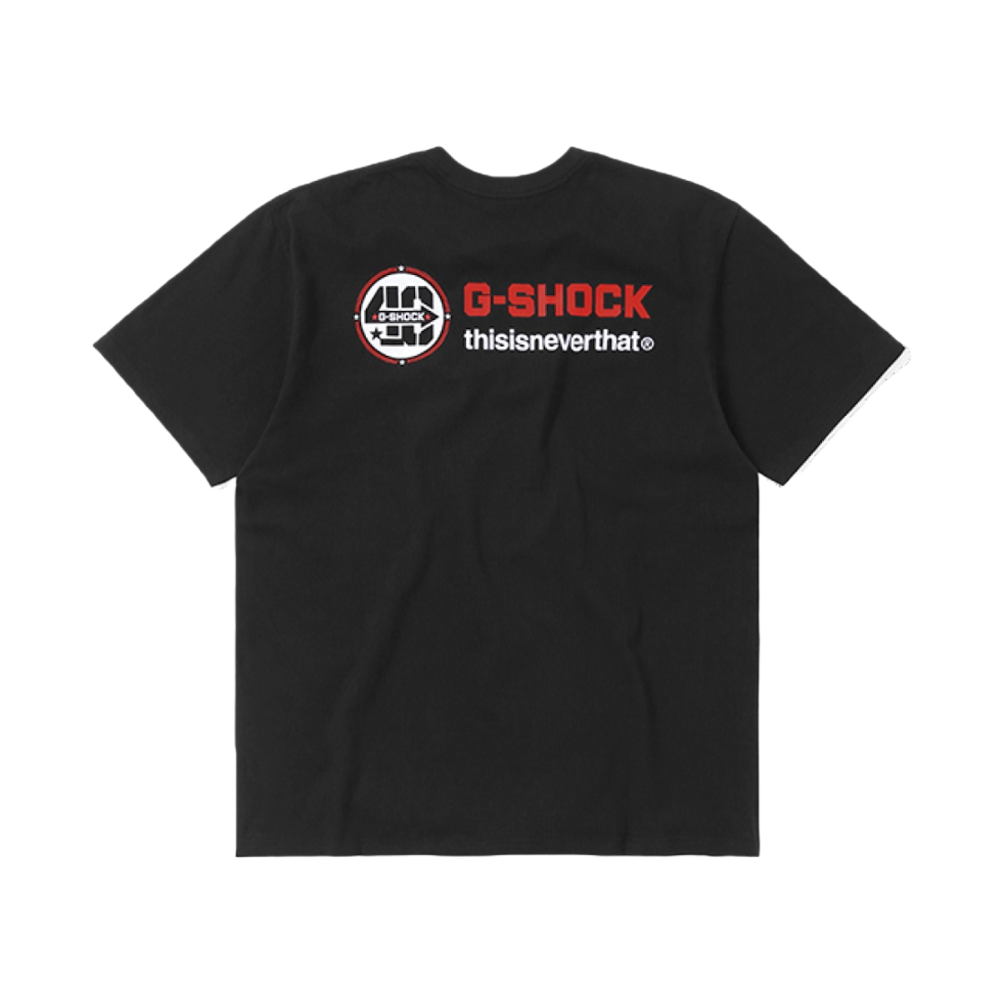 디스이즈네버댓 x 카시오 지샥 40주년 기념 티셔츠 블랙(thisisneverthat x Casio G-Shock 40th Anniversary T-Shirt Black)