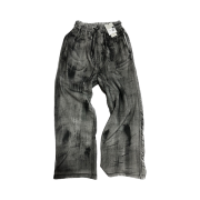 Undermycar Nimbul Rough Oil Coating Sweatpants Ultimate Gray - 23SS