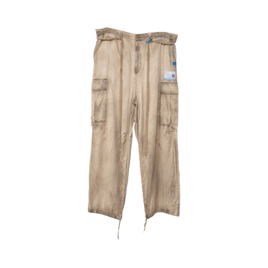 A11PT042-BEIGE Maison Mihara Yasuhiro Big Cargo Pants Beige