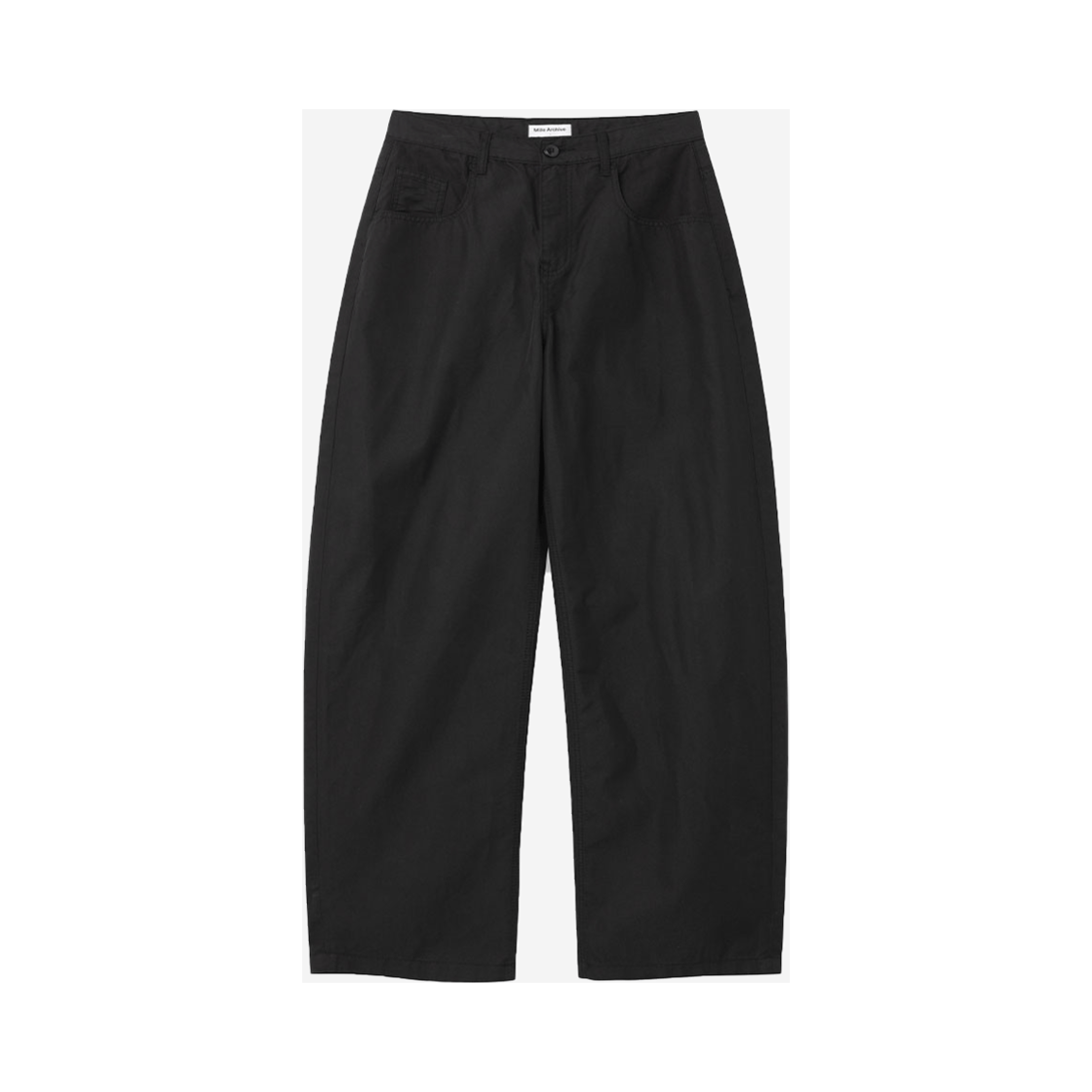 밀로 아카이브 리플렉트 커브드 치노 팬츠 블랙(Millo Archive Reflect Curved Chino Pants Black)