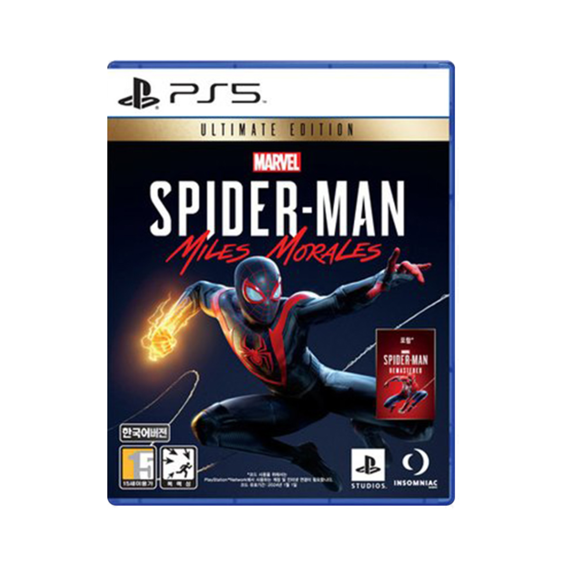 플레이스테이션 5 마블 스파이더맨 마일즈 모랄레스 얼티밋 에디션(PlayStation 5 Marvel's Spider Man Miles Morales Ultimate Edition)